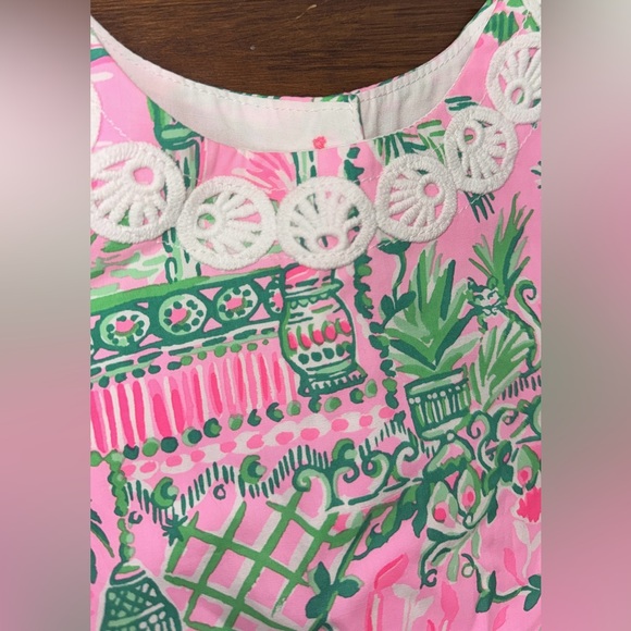 LILLY PULITZER MANDEVILLA BABY ALWAYS WORTH IT INFANT GIRLS DRESS Sz 6-12 months - Picture 3 of 6